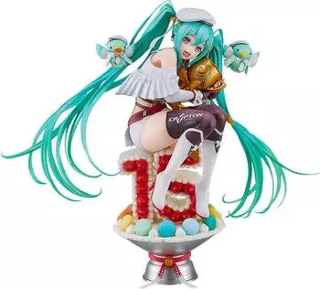 Good Smile Company Hatsune Miku Characters PVC Statue 1/6 Racing Miku: 2023 15th Anniversary Ver. 26 cm