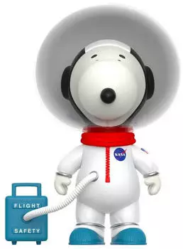 super7 Peanuts Supersize Vinyl Actionfigur Snoopy White Spacesuit 30 cm