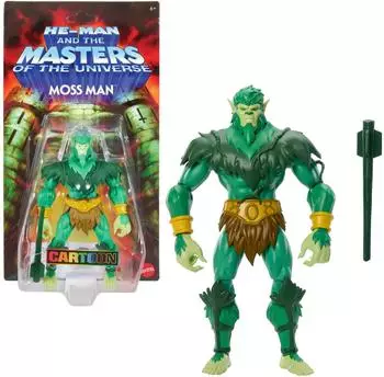 Mattel Moss Man Origins Cartoon Collection 200X Actionfigur (JHJ96)