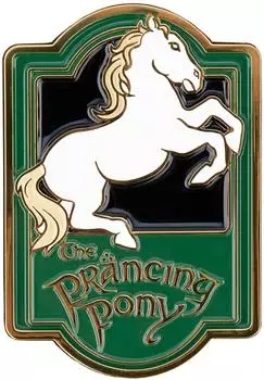 Weta Workshop The Prancing Pony Magnet Emaille 7cm