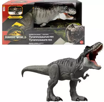 Mattel Jurassic World: Die Wiedergeburt Riesendino Tyrannosaurus Rex JGB52