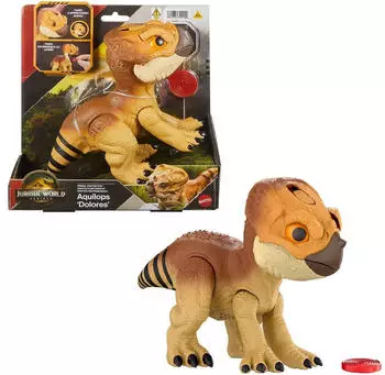 Mattel Jurassic World: Die Wiedergeburt Primal Protector Aquilops Dolores JGC01