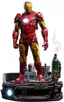 Iron Studios Iron Man Unleashed Deluxe Art Scale 1/10 (618231954650)