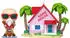 Funko POP! Dragon Ball Master Roshi & Kame House Town