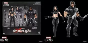 Hasbro Marvel Legends X-Force: X-23 & Warpath