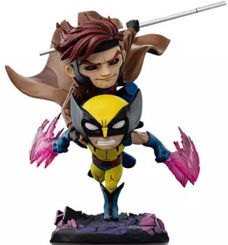 Iron Studios Gambit and Wolverine X-Men '97 Special Size MiniCo Figure