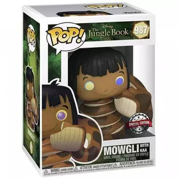Funko POP! - Jungle Book - Mowgli with Kaa Vinyl