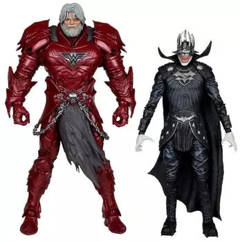 McFarlane Toys DC Multiverse Collector Edition Actionfiguren 2er-Pack #04 Batman who laughs (Knight Armor) & Merciless (Dark Multiverse) 18 cm