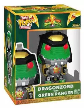Funko POP! - Power Rangers - Green Ranger w/Megazord Bitty Bot