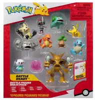 Pok&eacute;mon PKW Kampffigur MP 10 St&uuml;ck 5,1 cm: Pikachu #4, Squirtle #5, Bulbasaur #5,