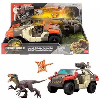 Mattel Jurassic World: Die Wiedergeburt Launch &lsquo;N Battle-Truck Martin Krebs JGB59