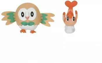 Pokémon 5- and 8cm Battle Figure 2-Pack Tatsugiri & Rowlet