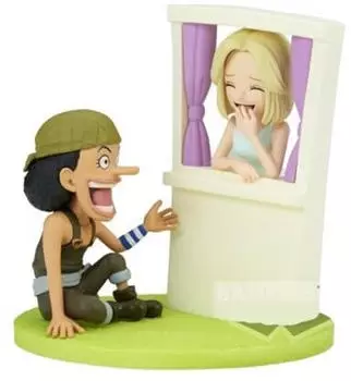 Banpresto BP88702P Usopp&Kaya One Piece World Collectable Log Stories 7 cm Multicolor