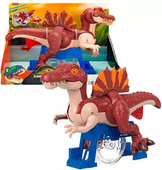 Fisher-Price Imaginext Jurassic World: Die Wiedergeburt sprintende Spinosaurus-Figur ca. 23 cm gro&szlig;, JFR24