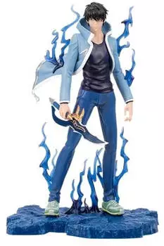 Jazwares Solo Leveling Jinwoo Collector's Statue, 23cm