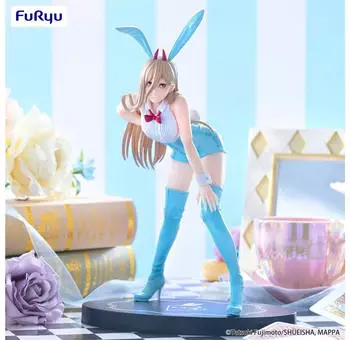 heo GmbH Chainsaw Man BiCute Bunnies PVC Statue Power Light Blue Color Ver. 30 cm