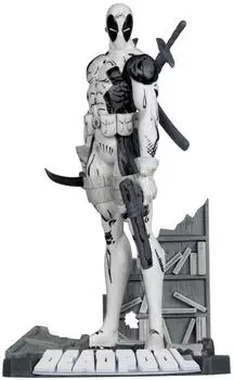 McFarlane Toys Marvel Collection PVC Statue 1/10 Deadpool (The New Mutants #98) (Line Art) (Gold Label) 17 cm
