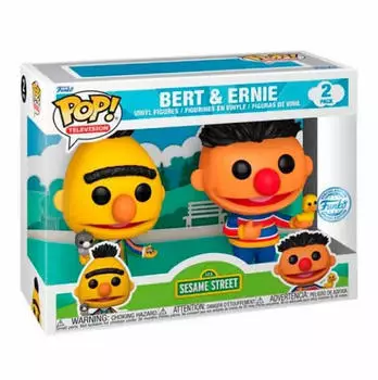 Funko Sesame Street Bert & Ernie Exclusive Multicolor