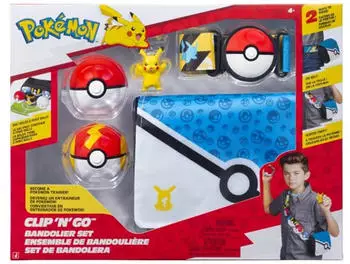 Pok&eacute;mon PKW4171 Pikachu Clip &lsquo;N&rsquo; Go Bandolier Set Pikachu