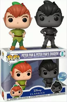 Funko Disney Peter Pan & Peter Pan's Shadow Exclusive Transparent