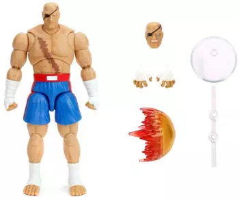 Jada Ultra Street Fighter II: The Final Challengers Actionfigur 1/12 Sagat 19 cm