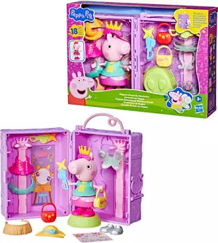 Hasbro Peppa Pig Peppas Anziehspa&szlig;-Kleiderschrank