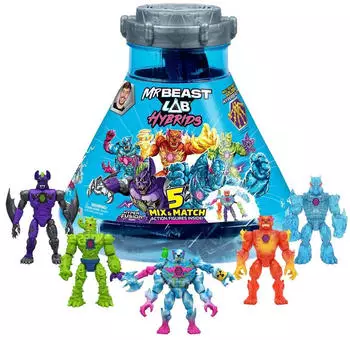 Moose Toys MrBeast Lab Hybrids 5 Mix & Match