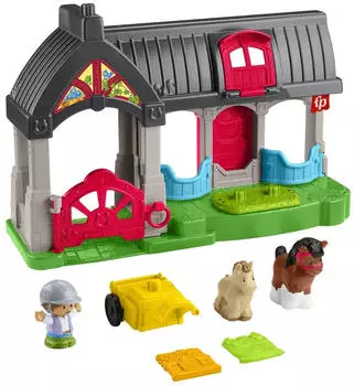 Fisher-Price Little People Spielset Niedlicher Pferdestall HWR84