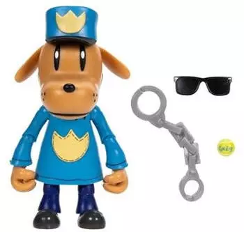 Dogman 13 cm Dog Man Figur mit Zubeh&ouml;r, Einheitsgr&ouml;&szlig;e