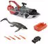 Mattel Jurassic World Rettungsboot mit Mosasaurus & Jeep Set