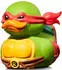 Numskull Teenage Mutant Ninja Turtles Tubbz Mini PVC Figur Raphael 5 cm