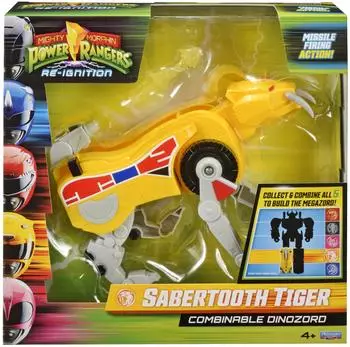 Playmates Mighty Morphin Re-Ignition Sabertooth Tiger kombinierbarer Dinozord (68602CO)