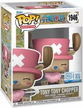 Funko POP! - One Piece POP! Animation Figur Tony Chopper with Cotton Candy 9 cm
