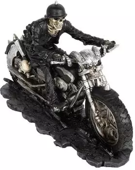 Nemesis Now Hell on The Highway Dekofigur von James Ryman, schwarz, 20,5cm (B3270H7)