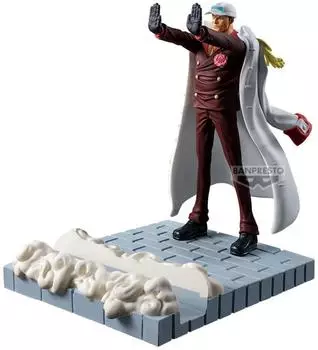 Banpresto FigLife One Piece Akainu Sakazuki Figur mit Standfu&szlig;, 12cm (BP29203P)