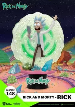 Beast Kingdom Toys Rick & Morty D-Stage Rick Statue, 14cm (DS-148)