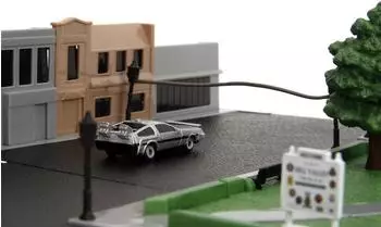 Jada Back to the Future Clock Tower NanoScene Diorama
