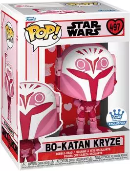 Funko THE MANDALORIAN - POP! Valentines N&deg; 497 - Bo Katan Exclusive