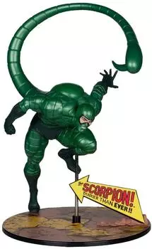 McFarlane Toys Marvel Collection Figur 1/10 Scorpion (Amazing Spider-Man #318) metallisch (MCF14868)