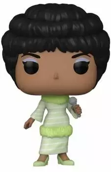 Funko Aretha Franklin (gr&uuml;nes Kleid) Pop Rocks Vinyl-Figur #365 (67452)