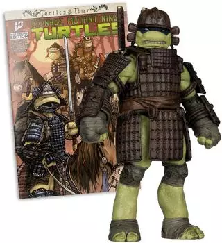 McFarlane Toys Page Punchers Leonardo 5" Actionfigur mit Turtles in Time Comic