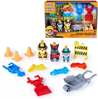 Spin Master Rubble & Crew Squadra figura Schiacciatore, 3 Figuren mit 6 Zubeh&ouml;rteilen (6076598)