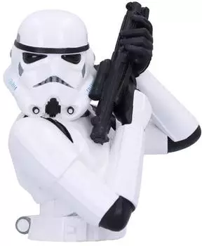 Nemesis Now Stormtrooper-B&uuml;ste klein, wei&szlig;, 14,2cm (B6194W2)