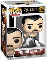 Funko Queen Pop! Rocks Vinyl Figur Freddie Mercury (white Singlet) 9 Cm