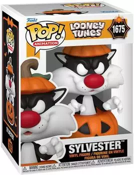 Funko Pop! Animation: Looney Tunes Halloween - Sylvester mit K&uuml;rbis #1675 (80872)