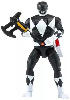 Playmates Mighty Morphin Re-Ignition Auto-Morphin Black Ranger Staffel 2 Actionfigur