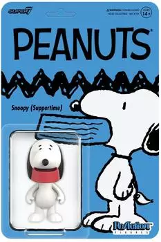 super7 Peanuts ReAction Actionfigur Snoopy (Suppertime) Wave 09
