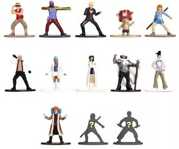 Simba Jada, One Piece Blind Pack Nanofigs, 13-sort.