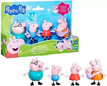 Peppa Pig Peppas f&uuml;nfk&ouml;pfige Familie Figurenset