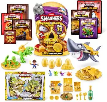 ZURU Smashers Dino Island Gold Treasure Hunt (31.6 cm)